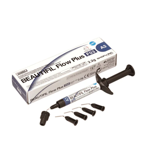 Shofu Beautifil Flow Plus F03 A3 (jeringa de 2,2 g, tonalidad A3)
