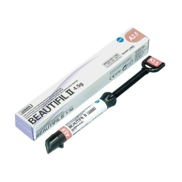 Shofu Beautifil II A3.5 (jeringa de 4.5 g, 1 unidad, tono A3.5, PN 1404)